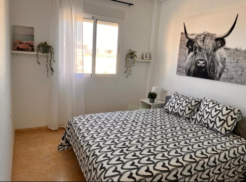 Ένα ή περισσότερα κρεβάτια σε δωμάτιο στο Casa Roos