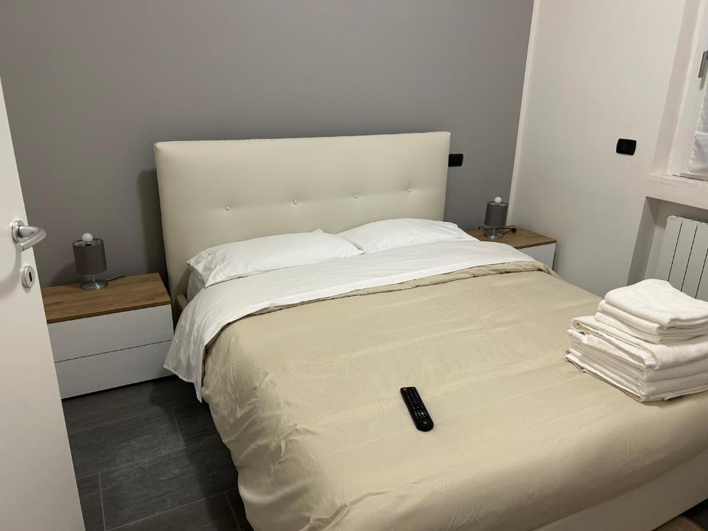 Postel nebo postele na pokoji v ubytování Caprotti 6