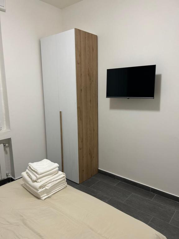 Postel nebo postele na pokoji v ubytování Caprotti 6