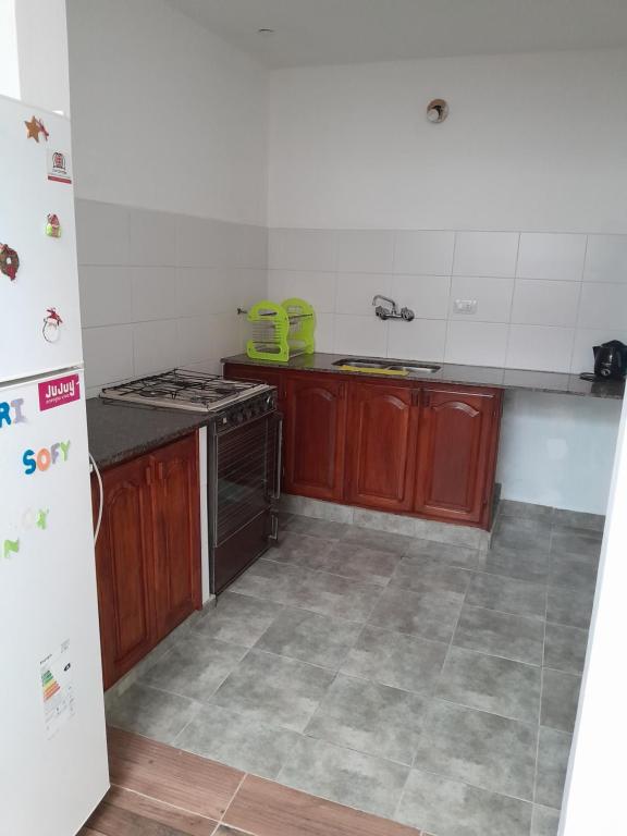 Virtuvė arba virtuvėlė apgyvendinimo įstaigoje Los Gallegos