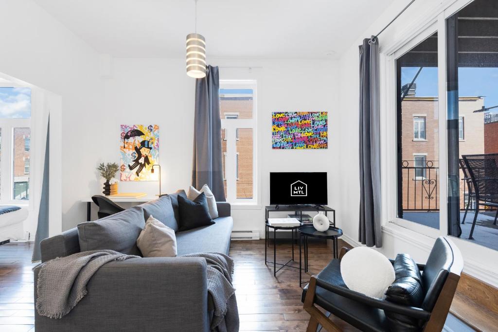LiV MTL MTL - MTL-202 |宽敞的1BR套房 +屋顶市区MTL