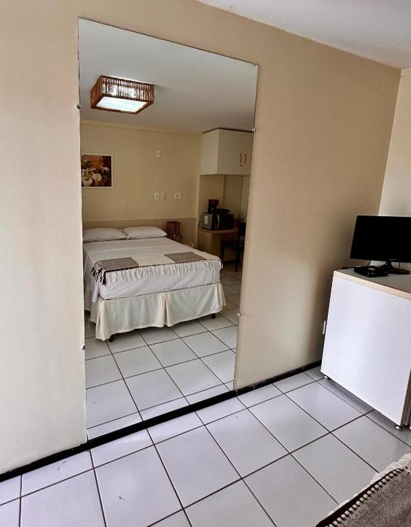 Postel nebo postele na pokoji v ubytování Gran Lençóis Flat Residence Barreirinhas - Mandacaru 211