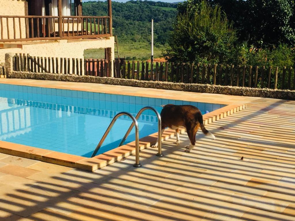 Πισίνα στο ή κοντά στο Casa de estadia, lazer e encontros