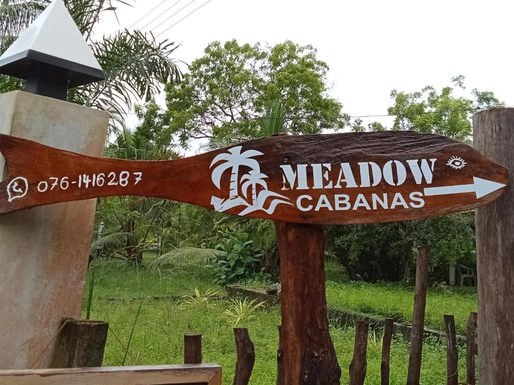 Certifikát, hodnocení, plakát nebo jiný dokument vystavený v ubytování Meadow Cabanas