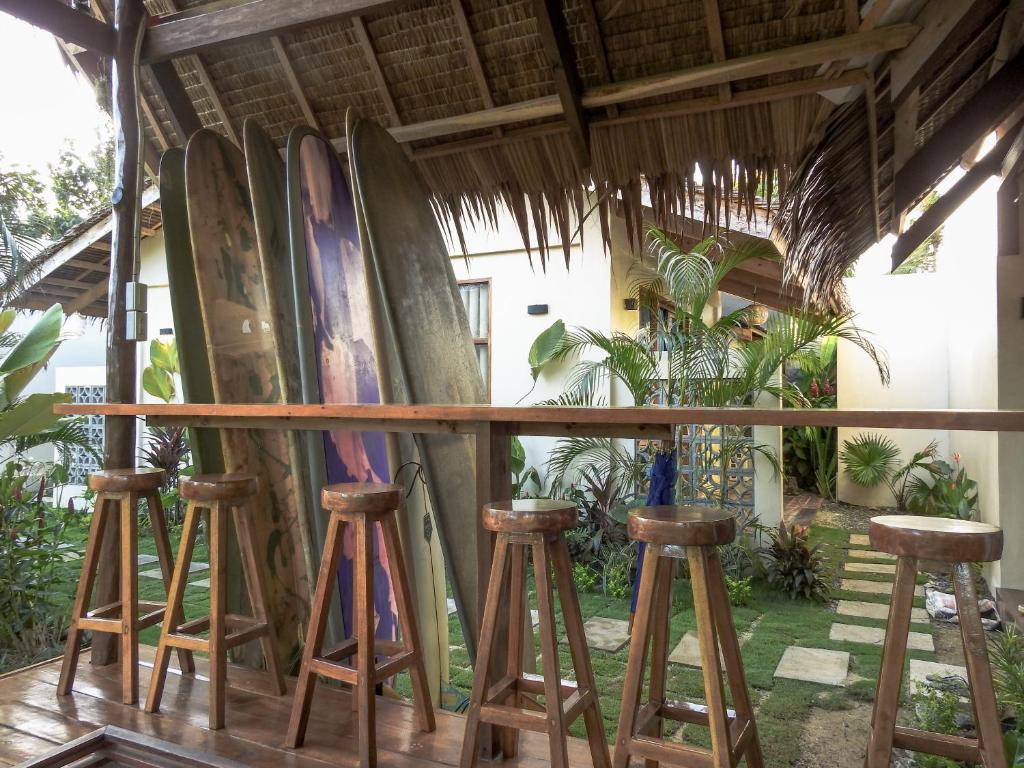 Zahrada ubytování Single Fin Siargao