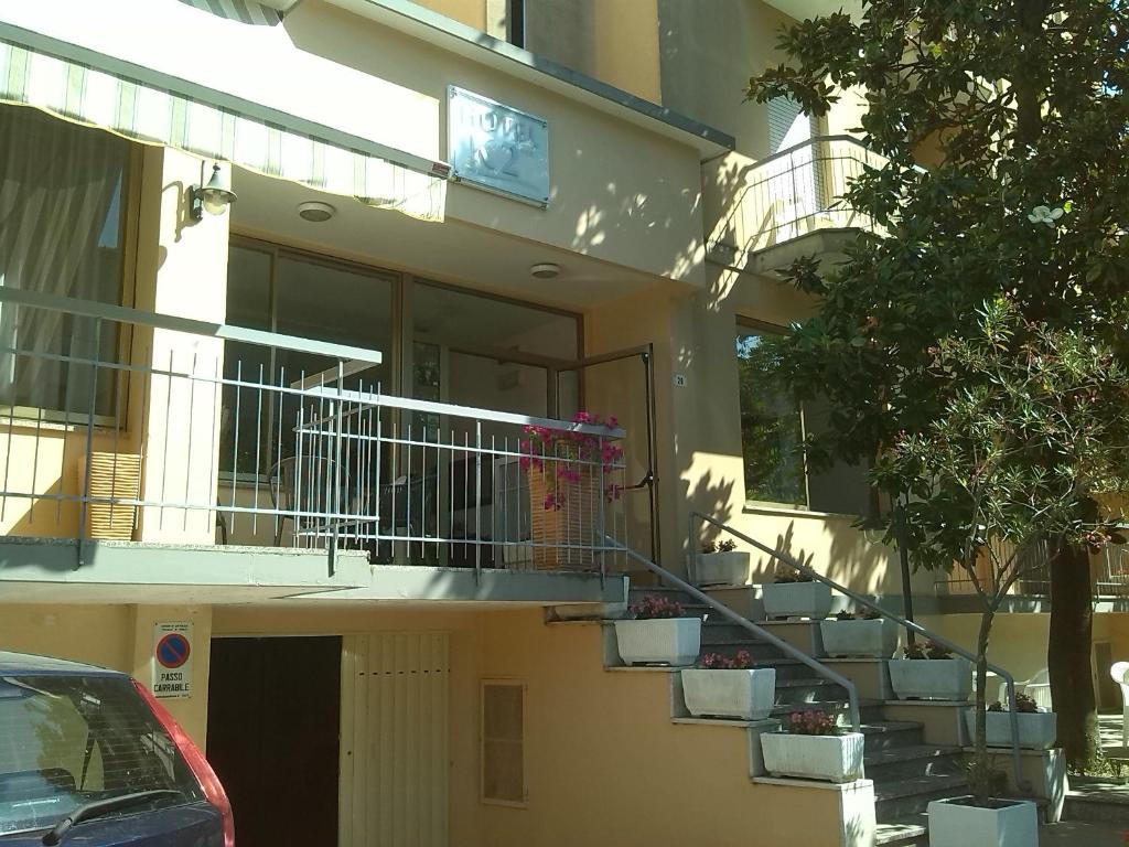 Balkón nebo terasa v ubytování K2 Hotel