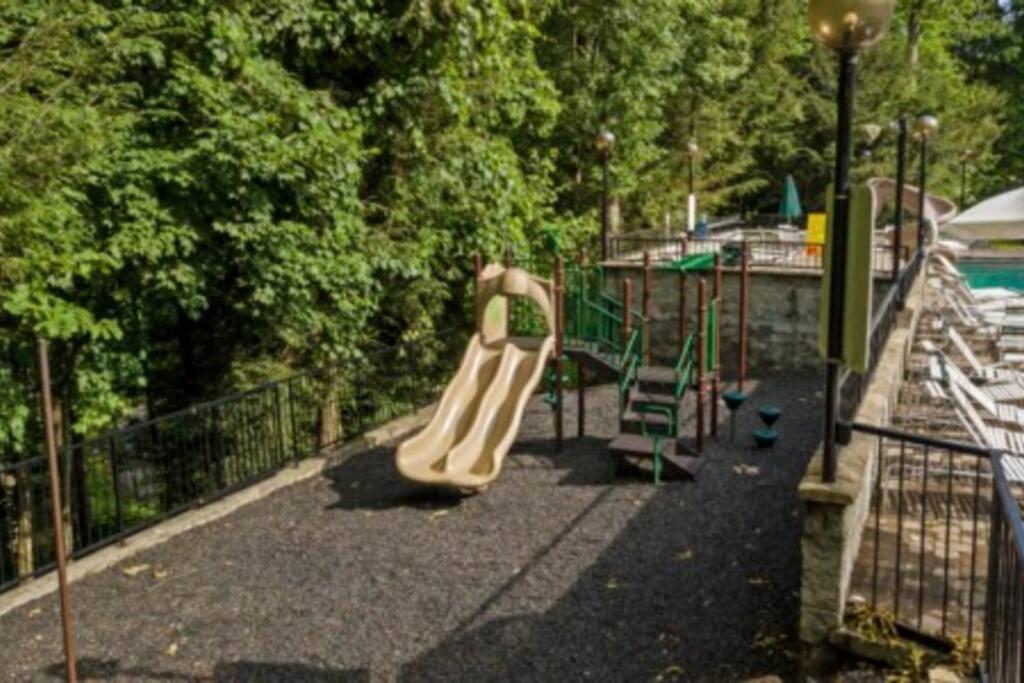 Mountain Springs Chalet- A Romantic Smoky Mountain Escape - Private Original A-Frame Chalet - access to Buckberry Creek, Mature Hardwood Forest, very close to Ober Gatlinburg, the Great Smoky Mountains National Park, and Downtown Gatlinburg in the Smokies photo