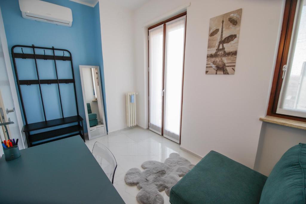 Postel nebo postele na pokoji v ubytování Moderno alloggio in zona pedonale