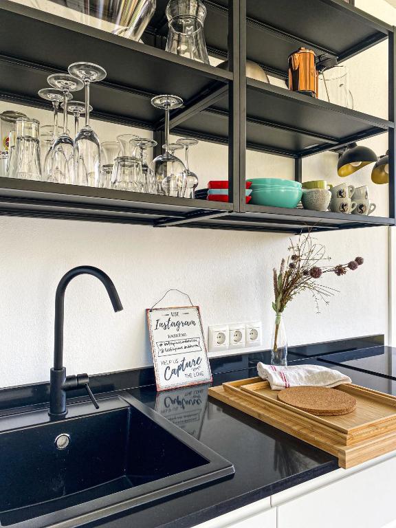 Kuchyň nebo kuchyňský kout v ubytování Las Filipinas, Apartment Lemoni