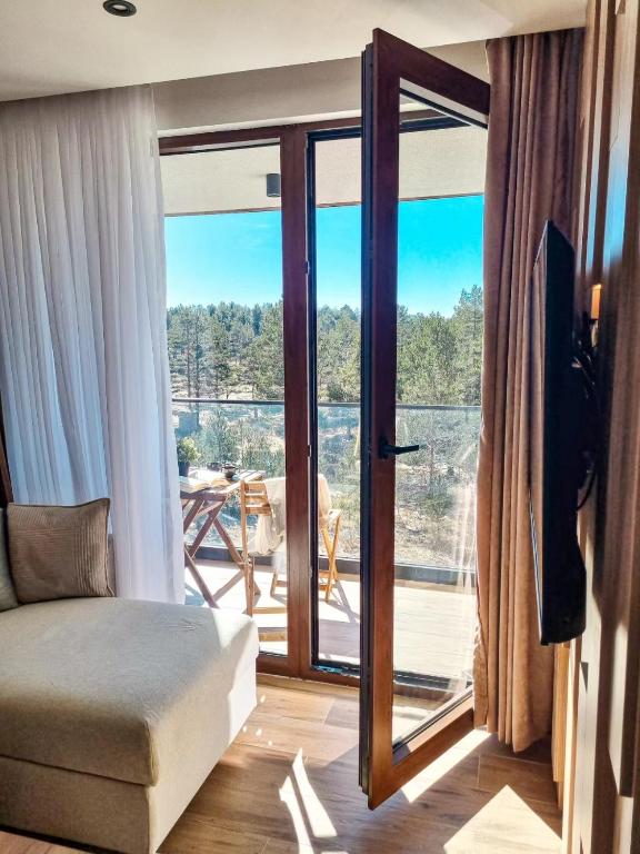 Balkón nebo terasa v ubytování Borovi Deluxe Suite