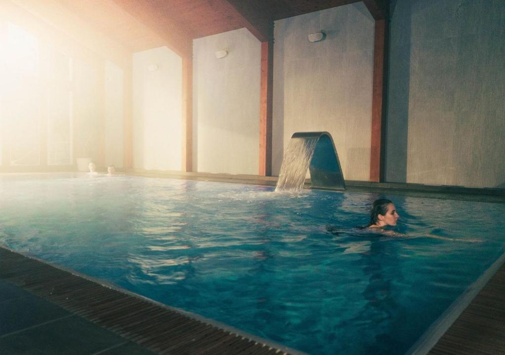 Bazén v ubytování Hotel Horal nebo v jeho okolí