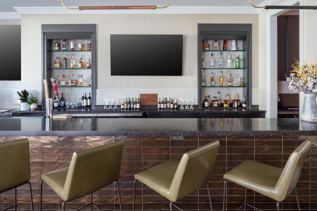 Lounge nebo bar v ubytování Sheraton Hotel Stonebriar