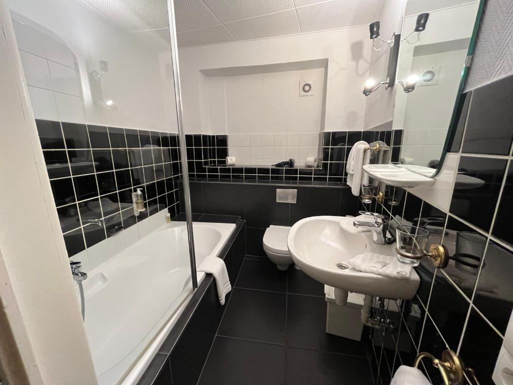 Koupelna v ubytování Auberge De La Gaichel