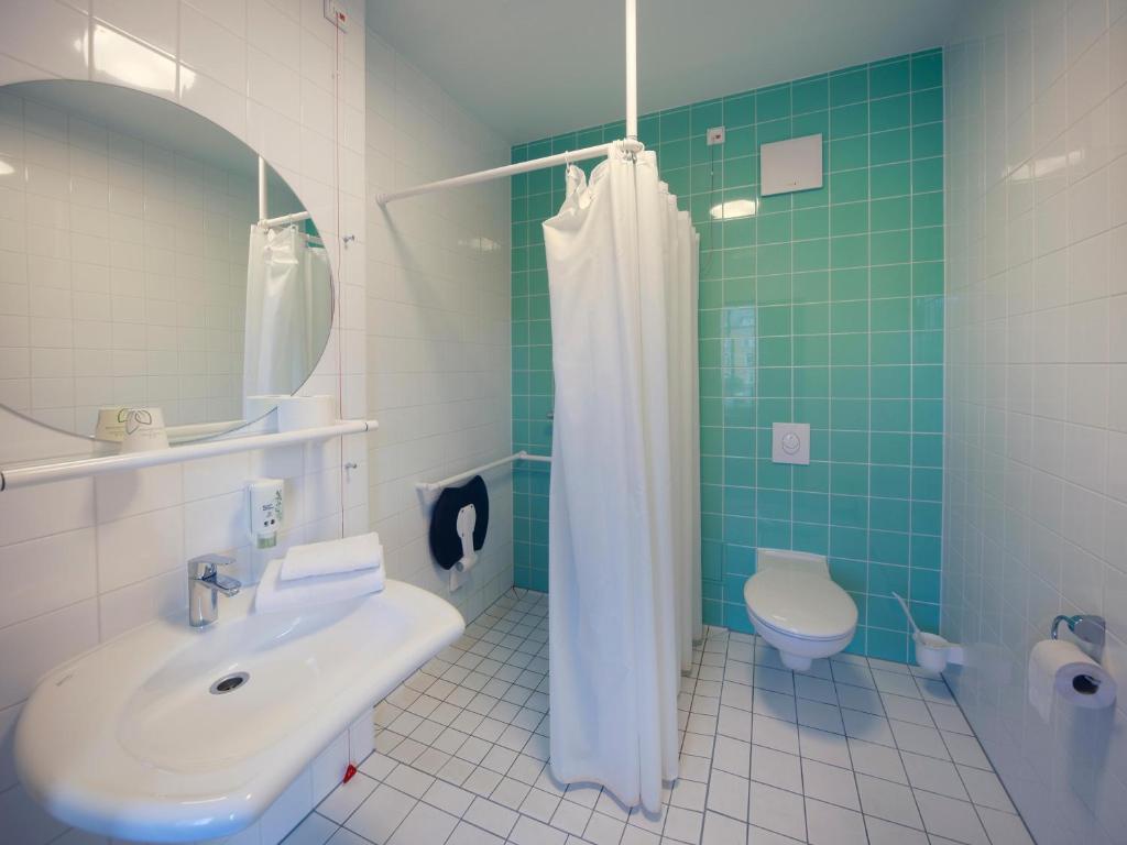Vannituba majutusasutuses B&B Hotel Jena