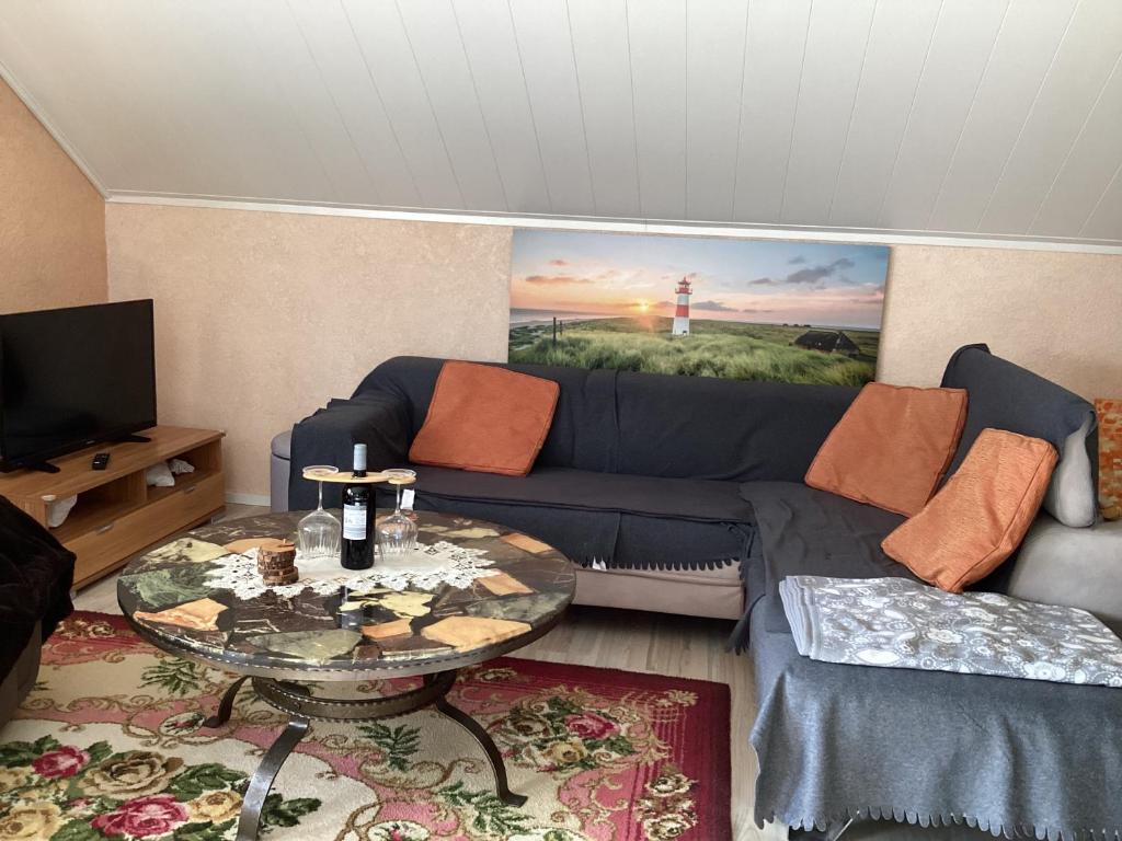 Posezení v ubytování Ferienwohnung Keßler