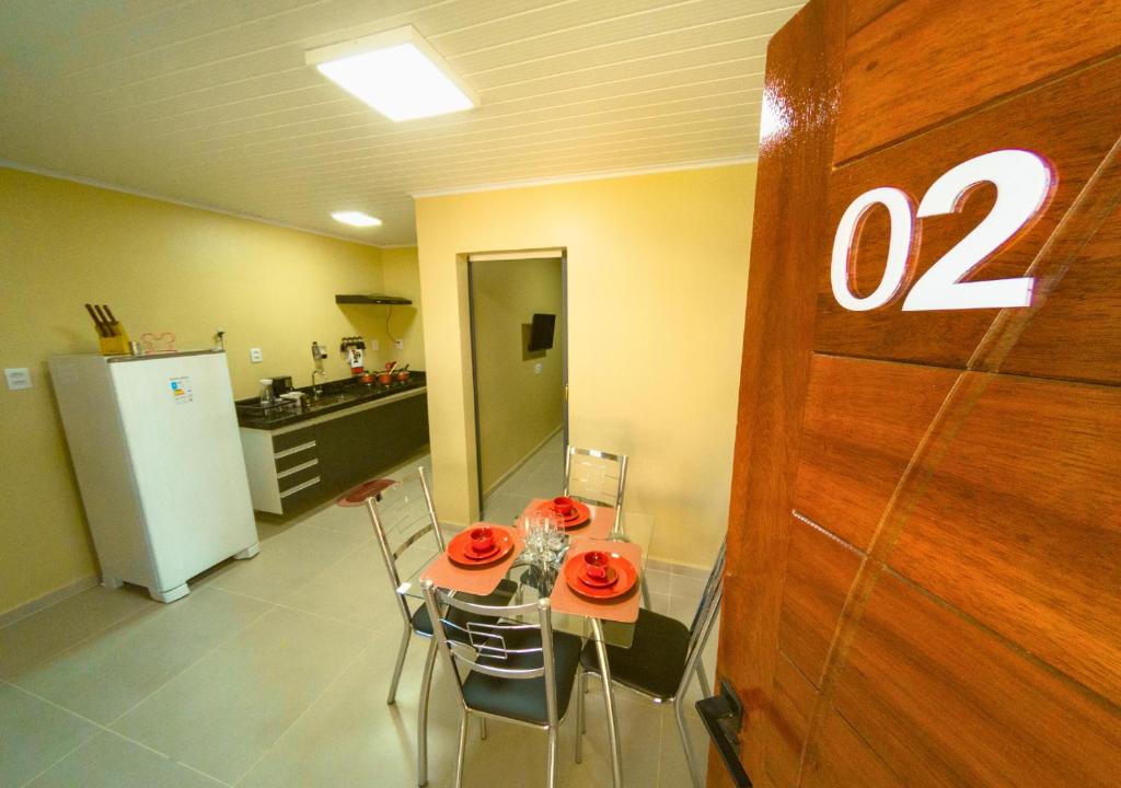 Η κουζίνα ή μικρή κουζίνα στο Mango View Apartamento