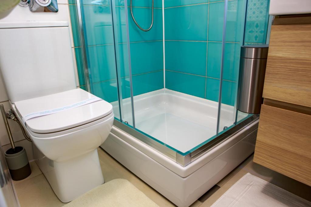Koupelna v ubytování Studio apartman D7