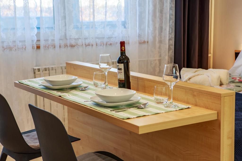 Nápoje v ubytování Studio apartman D7