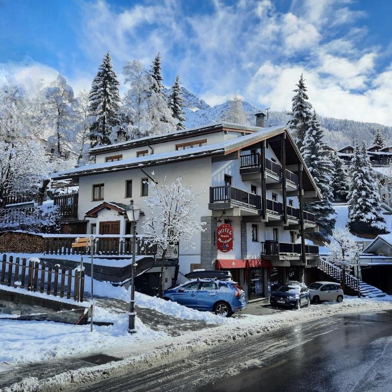Hotel Meublè Meridiana v zimě