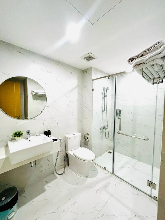 Koupelna v ubytování Căn Hộ TMS View Biển Quy Nhơn
