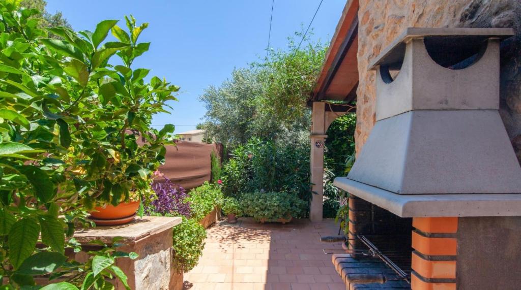 Zahrada ubytování Casa Piedra Mallorca