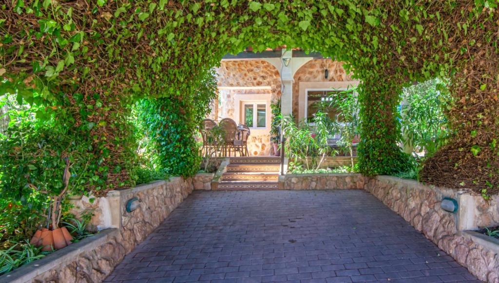 Zahrada ubytování Casa Piedra Mallorca
