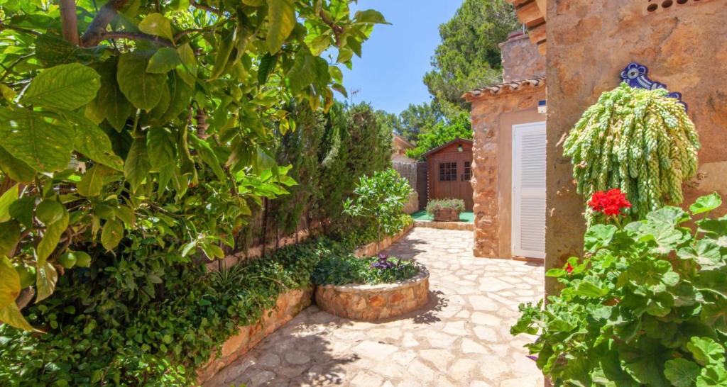 Zahrada ubytování Casa Piedra Mallorca