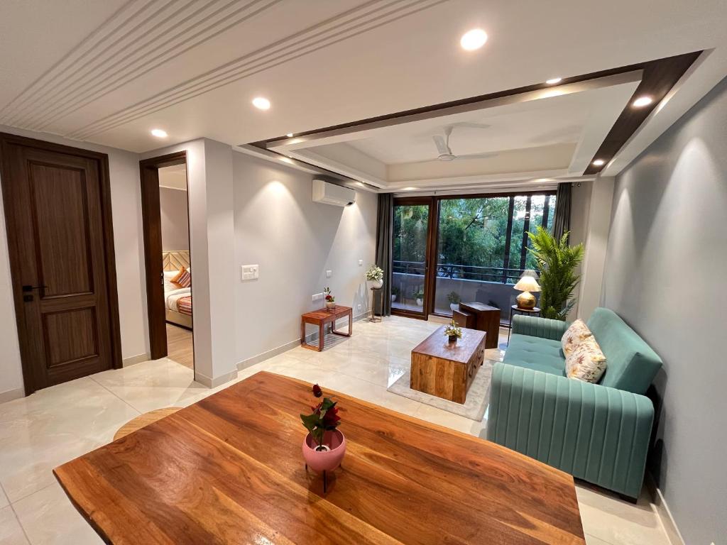 Posezení v ubytování Hotel Gianmala Residency South Extension near AIIMS Delhi