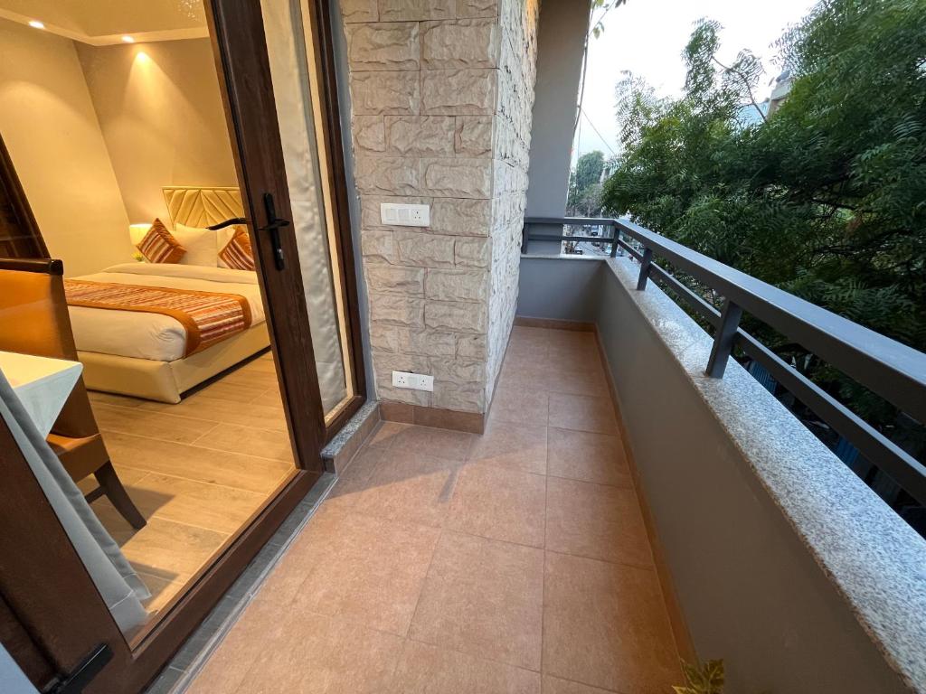 Balkón nebo terasa v ubytování Hotel Gianmala Residency South Extension near AIIMS Delhi
