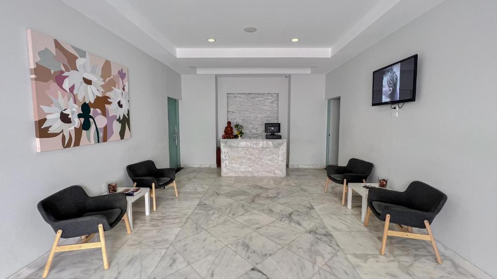 TV a/nebo společenská místnost v ubytování Gemma Resort