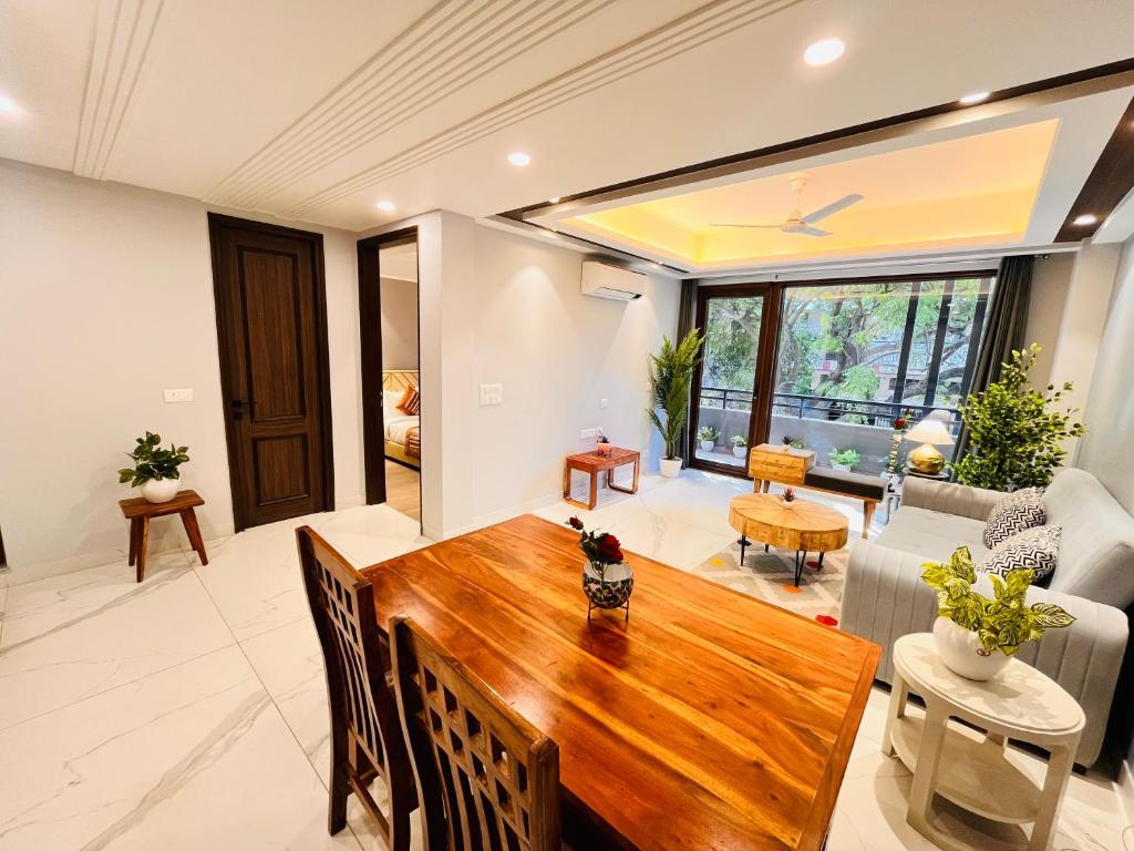 Posezení v ubytování Hotel Gianmala Residency South Extension near AIIMS Delhi