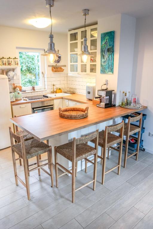 Kuchyň nebo kuchyňský kout v ubytování Villa Cicibella