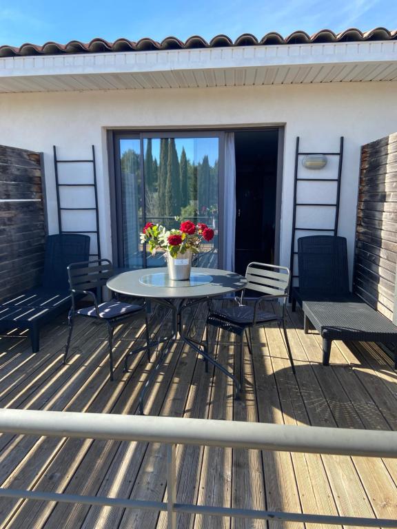 Les Terrasses D'Aix - Studio avec Grande Terrasse privée - Resim 16