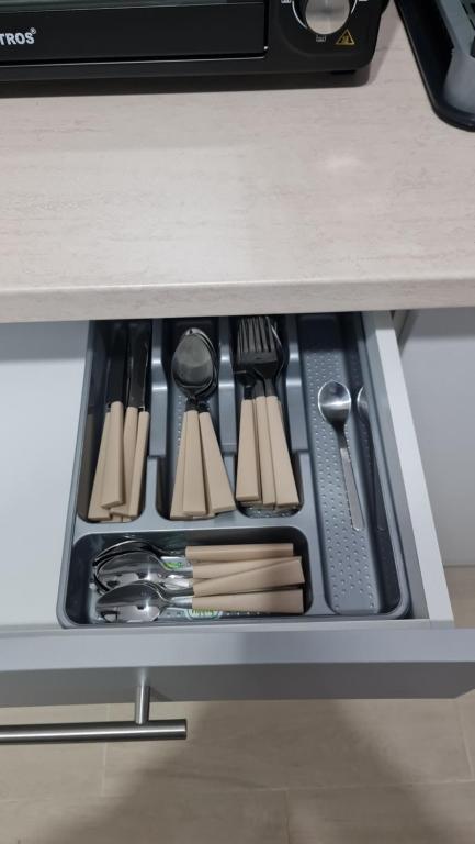Kuchyň nebo kuchyňský kout v ubytování Pomiculturii Residence 3