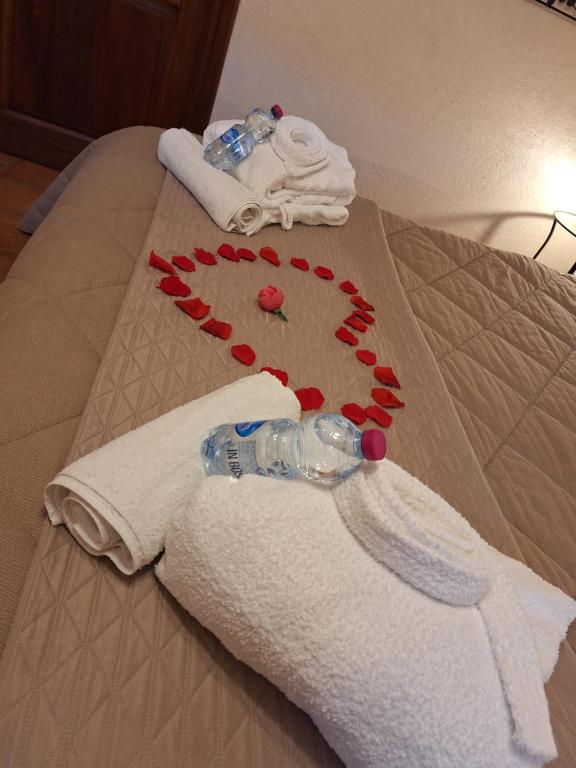 Postel nebo postele na pokoji v ubytování GIRASOLE Wellness e Relax