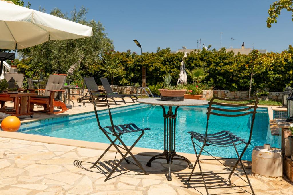 Bazén v ubytování Jacuzzi Pool House AMA5690 nebo v jeho okolí