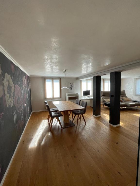 Posezení v ubytování Schöne Wohnung in Feldkirch