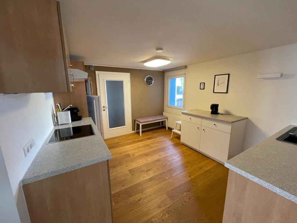 Kuchyň nebo kuchyňský kout v ubytování Schöne Wohnung in Feldkirch