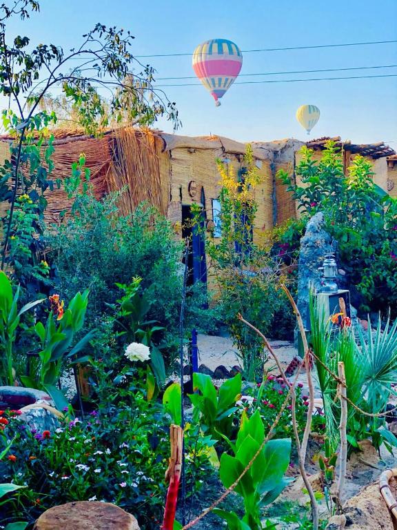 Zahrada ubytování Bedouin Lodge Luxor