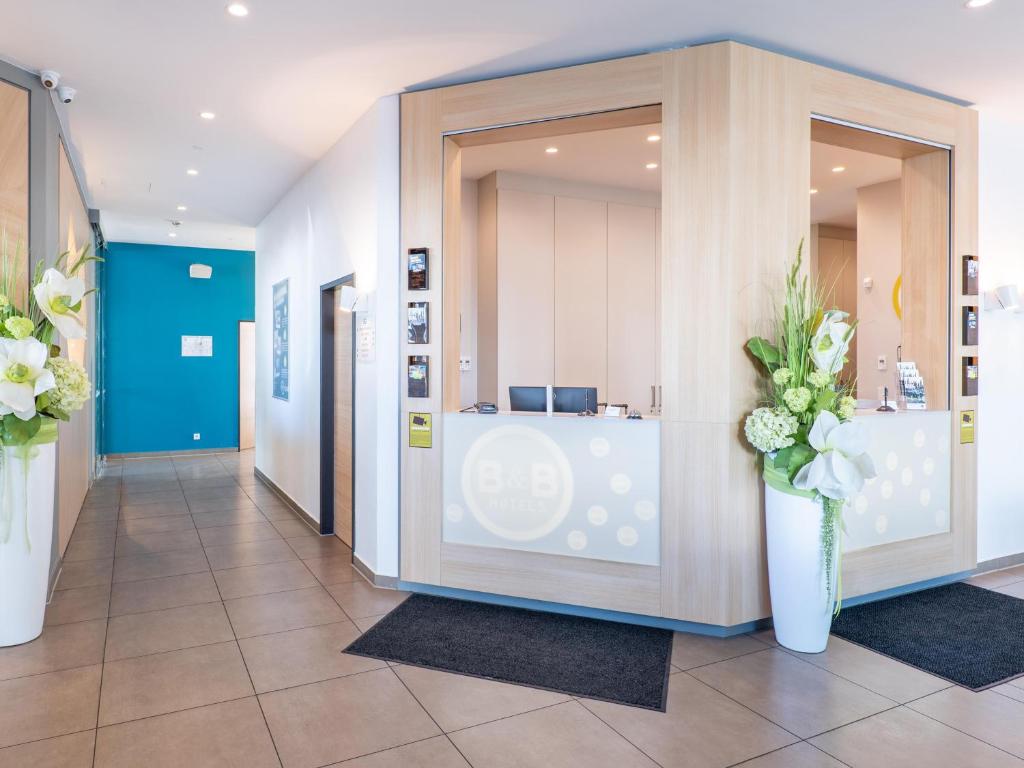 Vstupní hala nebo recepce v ubytování B&B Hotel Ludwigshafen