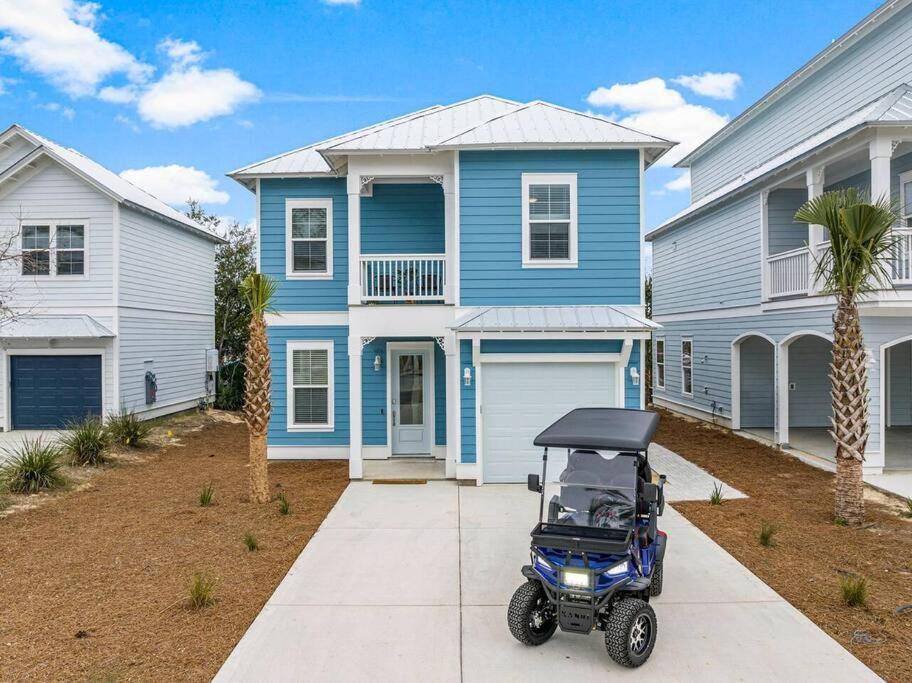 Curated visual reference: Gallery Detail: New Modern Beach House Free Golf Cart Included Panama City