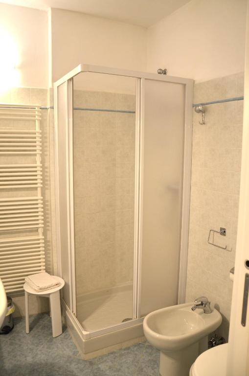 Koupelna v ubytování Pae veciu camera privata con bagno