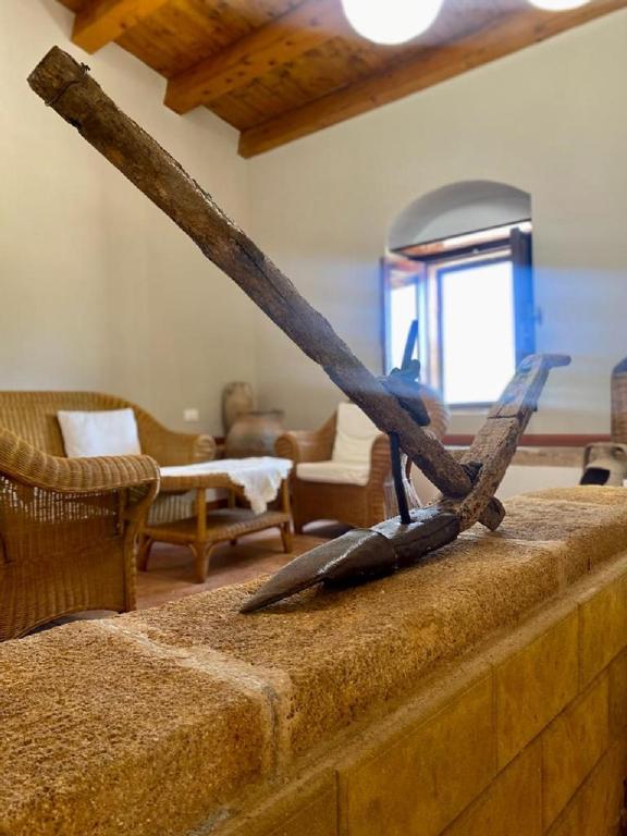 Posezení v ubytování B&B Le Balate