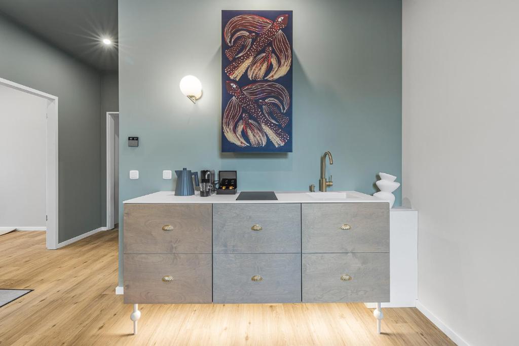 kalm stay - a design Aparthotel - Resim 38