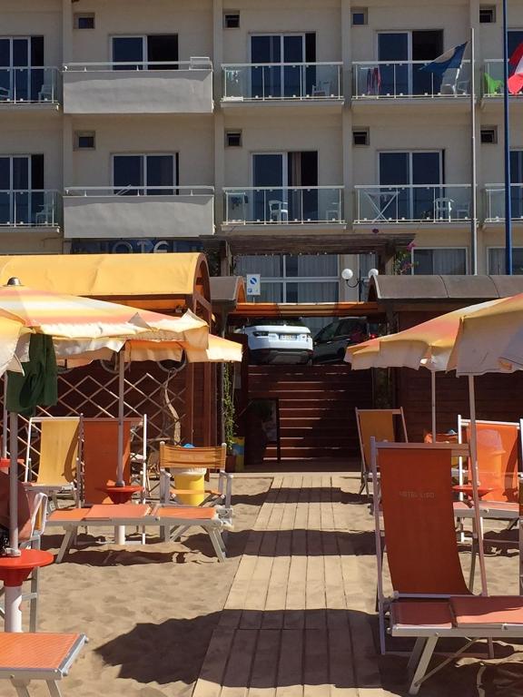 Balkón nebo terasa v ubytování Hotel Lido