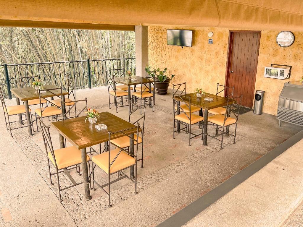 Restaurace v ubytování Villas Layfer, Córdoba, Veracruz, Mexico