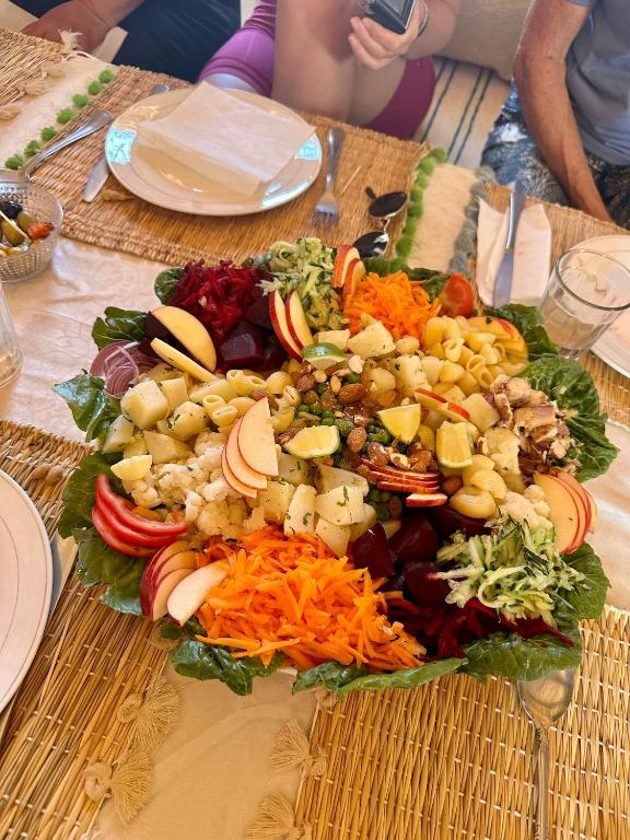 Cibo presso il campeggio di lusso o nelle vicinanze