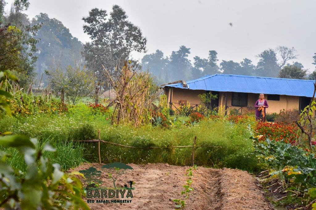 Zahrada ubytování Bardiya Eco Safary Homestay