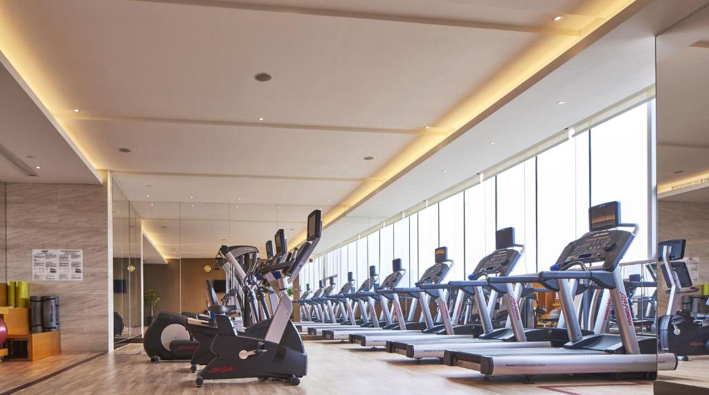 Fitness centrum a/nebo fitness zařízení v ubytování Sheraton Chuzhou Hotel