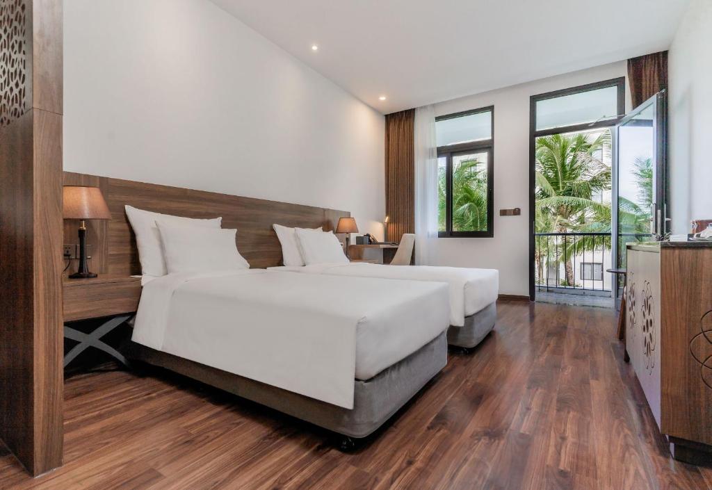 Phòng Superior 2 Giường Đơn Nhìn Ra Vườn